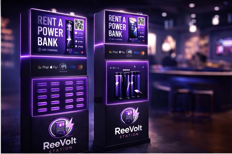 Borne ReeVolt Station (visuel)